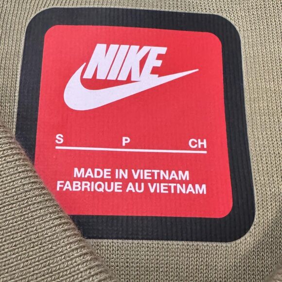 Nike Tech Fleece Reimagined Polo Mens Small Long Sleeve Olive FZ7570-276 NWT - Picture 3 of 11